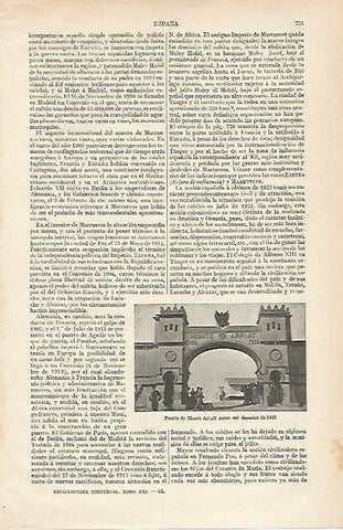 LAMINA ESPASA 19896: Puerta de Monte Arruit antes de 1921