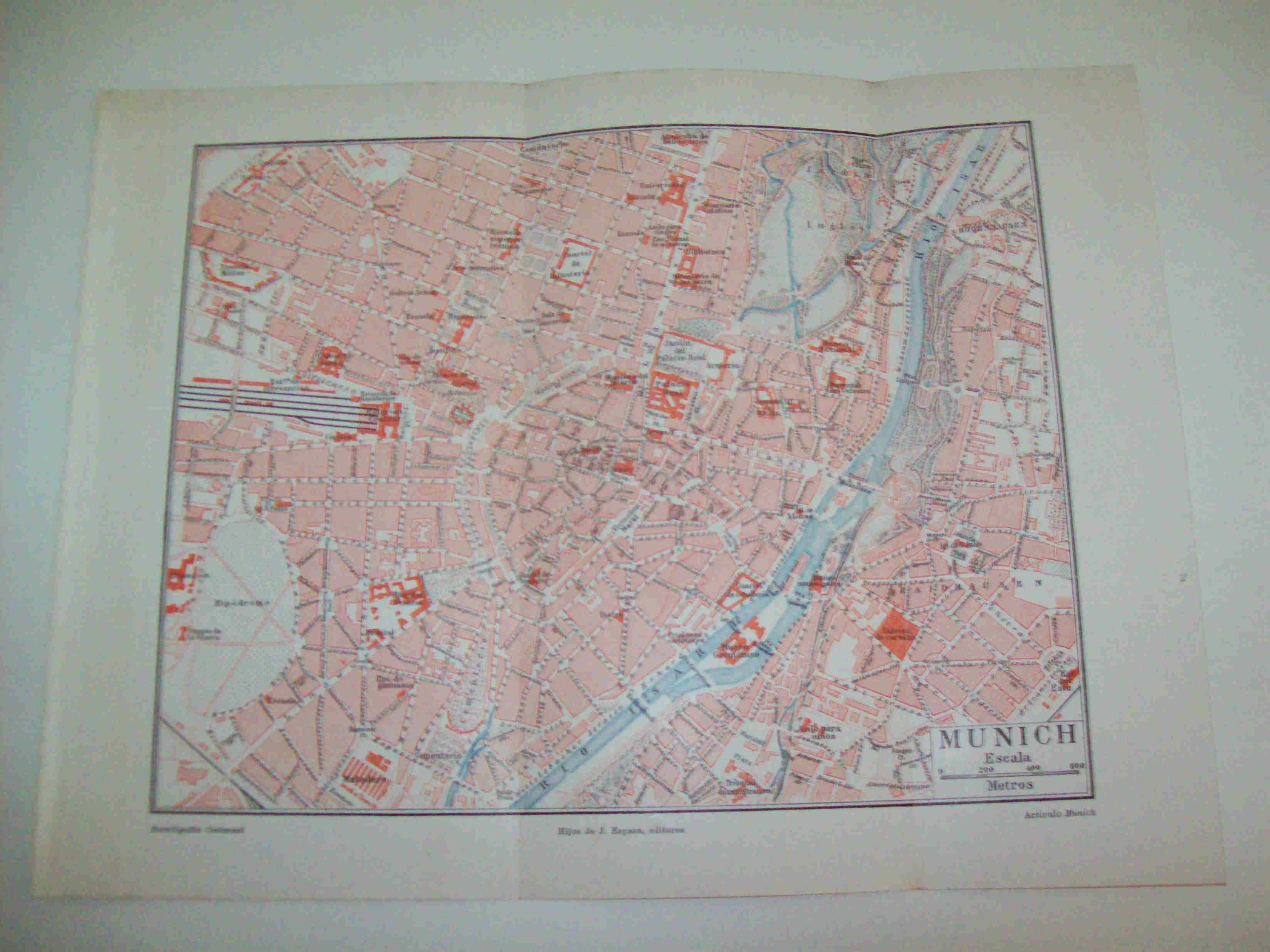 LAMINA ESPASA 11500: Plano de Munich