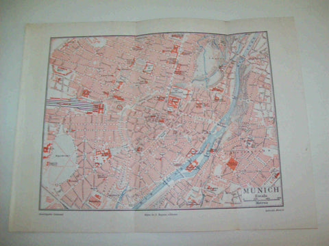 LAMINA ESPASA 11500: Plano de Munich