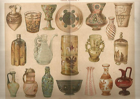 LAMINA DE ESPASA 190: Vidrios Artisticos I