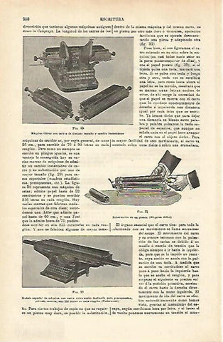 LAMINA ESPASA 16619: Maquina de escribir Oliver