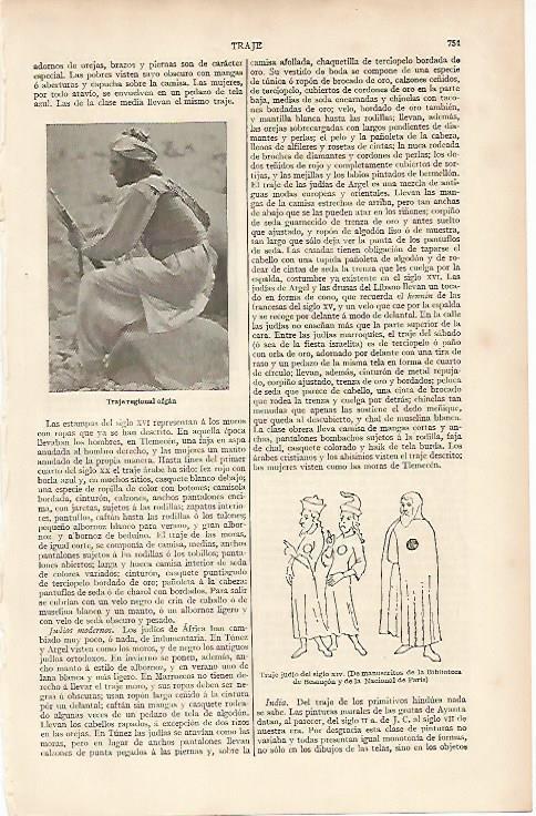 LAMINA ESPASA 11084: Traje regional de Afganistan