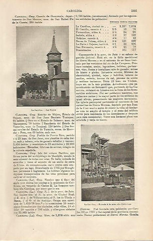 LAMINA ESPASA 4353: Las torres en La Carolina Jaen