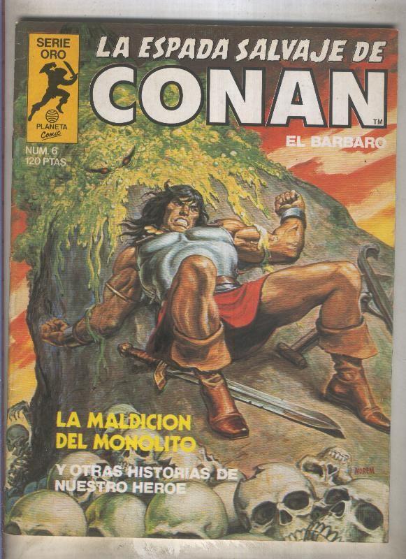 La Espada Salvaje de Conan primera edicion numero 006 (numerado 2 en trasera)