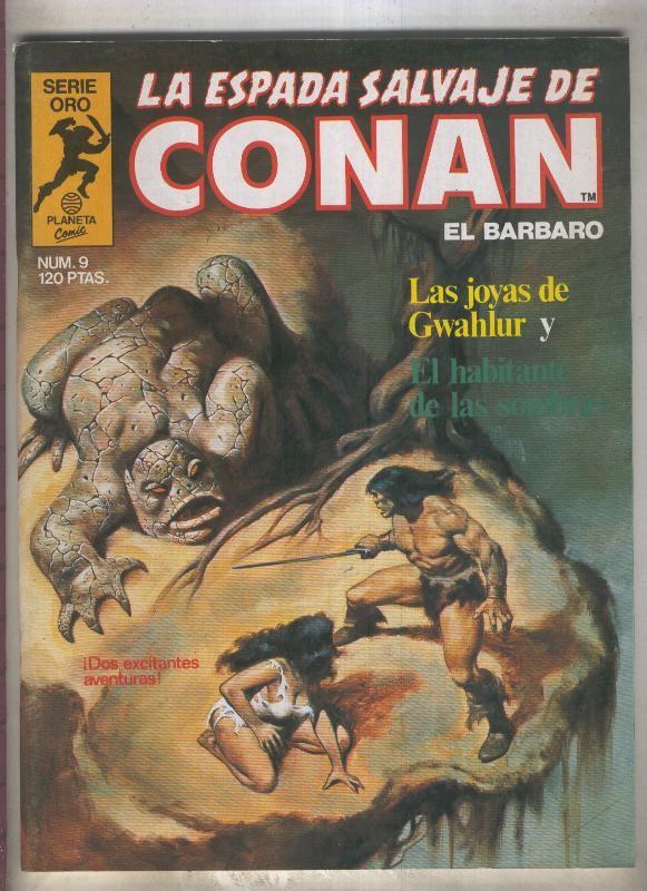 La Espada Salvaje de Conan primera edicion numero 009 (numerado 4 en trasera)