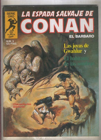 La Espada Salvaje de Conan primera edicion numero 009 (numerado 4 en trasera)