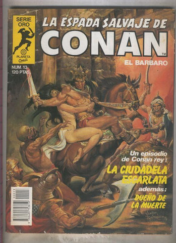 La Espada Salvaje de Conan primera edicion numero 013 (numerado 3 en trasera)