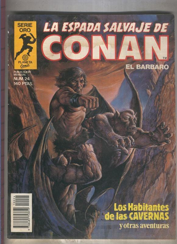 La Espada Salvaje de Conan primera edicion numero 024 (numerado 3 en interior cubierta)