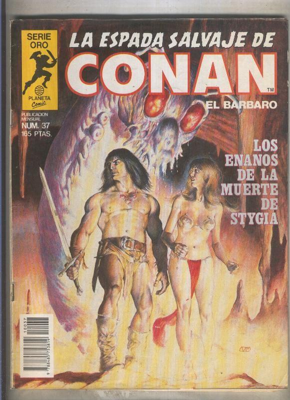 La Espada Salvaje de Conan primera edicion numero 037 (numerado 2 en trasera)