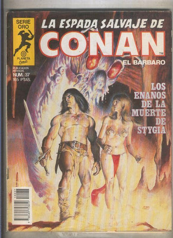 La Espada Salvaje de Conan primera edicion numero 037 (numerado 2 en trasera)
