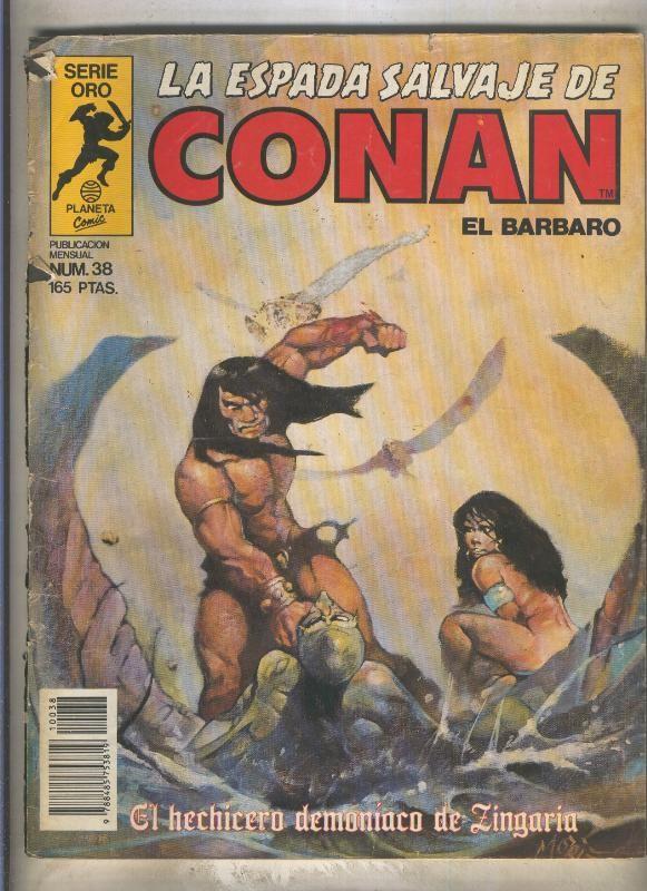 La Espada Salvaje de Conan primera edicion numero 038 (numerado 1 en trasera)