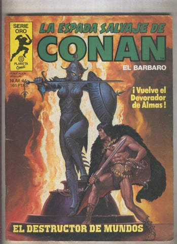 La Espada Salvaje de Conan primera edicion numero 044 (numerado 3 en trasera)