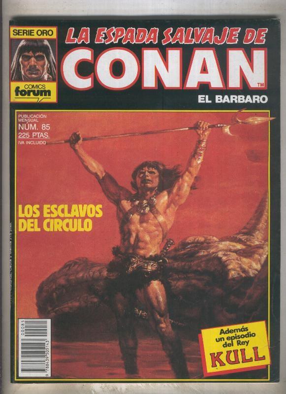 La Espada Salvaje de Conan primera edicion numero 085 (numerado 2 en trasera)