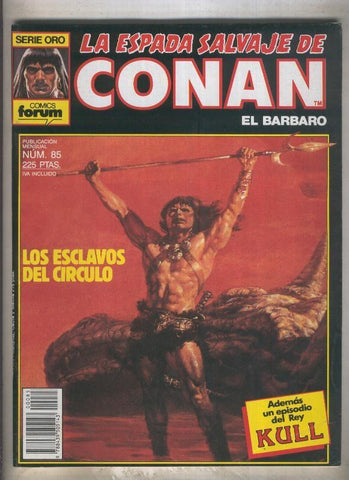 La Espada Salvaje de Conan primera edicion numero 085 (numerado 2 en trasera)