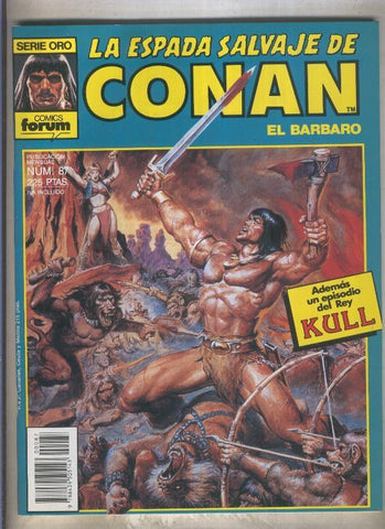 La Espada Salvaje de Conan primera edicion numero 087 (numerado 3 en trasera)