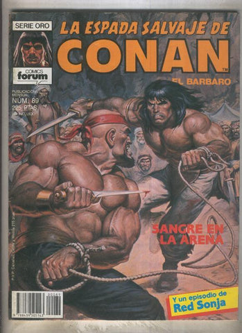 La Espada Salvaje de Conan primera edicion numero 089 (numerado 2 en trasera)