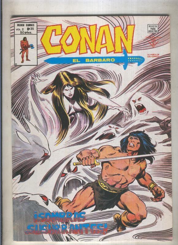 Conan el Barbaro volumen 2 numero 36 (numerado 4 en trasera)