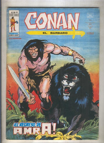 Conan el Barbaro volumen 2 numero 30 (numerado 1 en trasera)