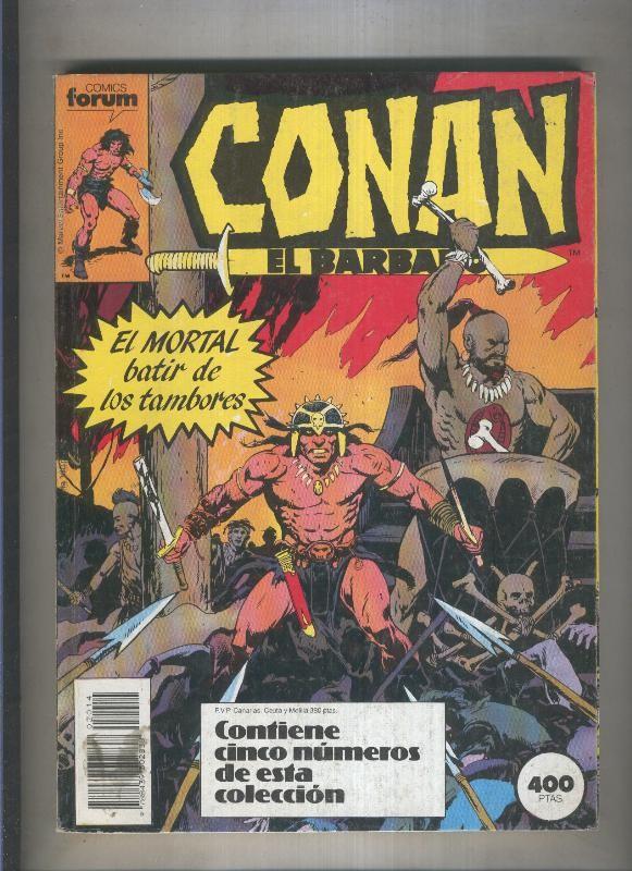 Conan el Barbaro volumen 1, primera edicion retapado numero 156 al 160 (numerado 1 en trasera)