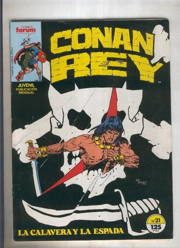 Conan Rey numero 21 (numerado  1 en trasera)