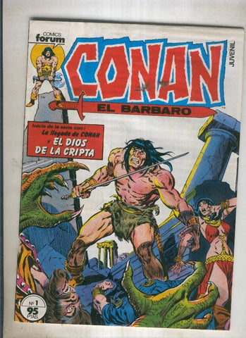 Conan el Barbaro primera edicion numero 001 (numerado 2 en trasera)