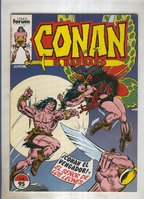 Conan el Barbaro primera edicion numero 006 (numerado 2 en trasera)