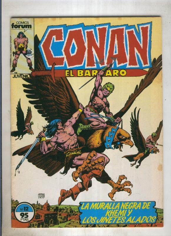Conan el Barbaro primera edicion numero 012 (numerado 2 en trasera)