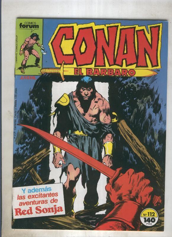 Conan el Barbaro primera edicion numero 112 (numerado 1 en trasera)