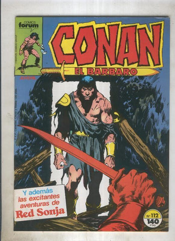 Conan el Barbaro primera edicion numero 112 (numerado 2 en trasera)