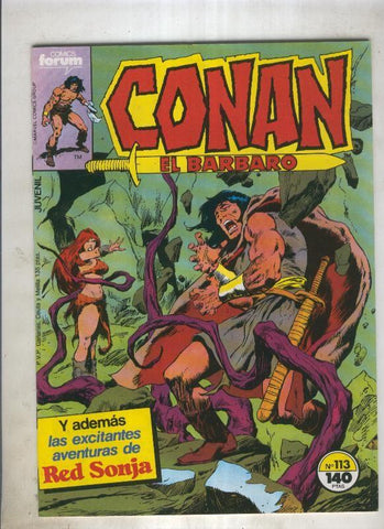 Conan el Barbaro primera edicion numero 113 (numerado 3 en trasera)
