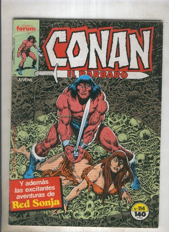 Conan el Barbaro primera edicion numero 114 (numerado 2 en trasera)
