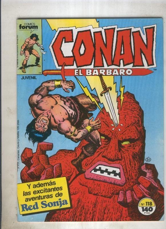 Conan el Barbaro primera edicion numero 118 (numerado 3 en trasera)