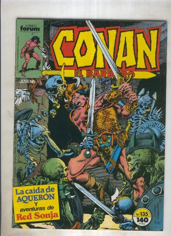 Conan el Barbaro primera edicion numero 135 (numerado 2 en trasera)