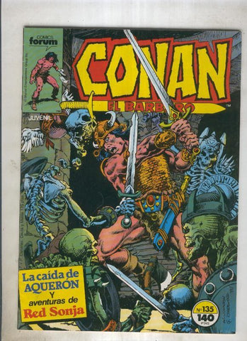 Conan el Barbaro primera edicion numero 135 (numerado 2 en trasera)