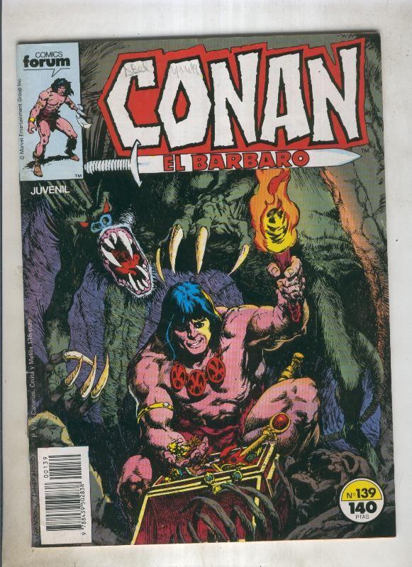 Conan el Barbaro primera edicion numero 139 (numerado 3 en trasera)
