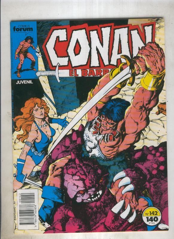 Conan el Barbaro primera edicion numero 142 (numerado 1 en trasera)