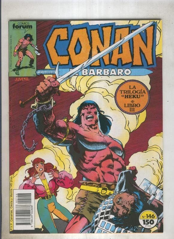 Conan el Barbaro primera edicion numero 146 (numerado 2 en trasera)
