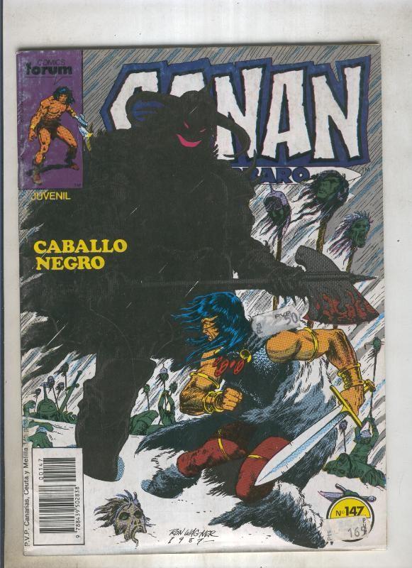 Conan el Barbaro primera edicion numero 147 (numerado 4 en trasera)
