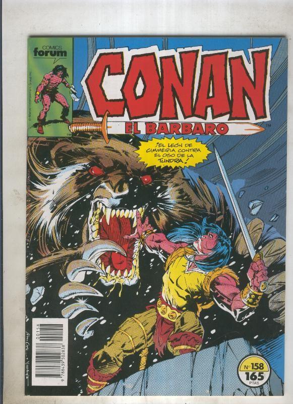 Conan el Barbaro primera edicion numero 158 (numerado 1 en trasera)