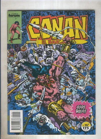 Conan el Barbaro primera edicion numero 167 (numerado 3 en trasera)