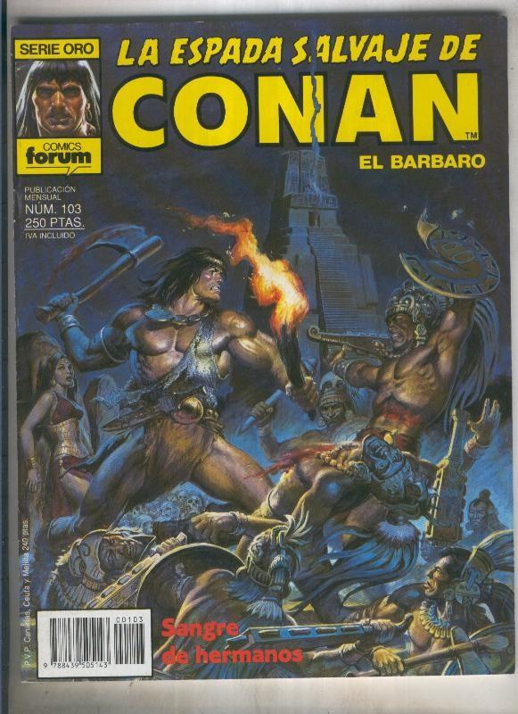 La espada de conan el barbaro numero 103