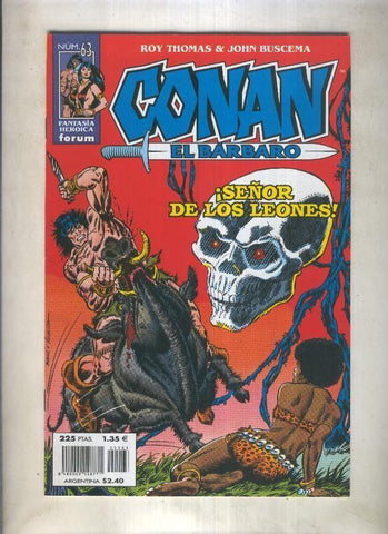 Conan el Barbaro segunda edicion numero 63