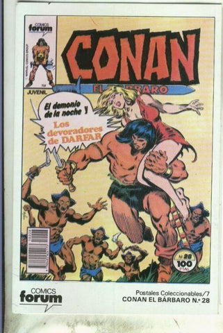 Postal 000373: Conan el Barbaro numero 28