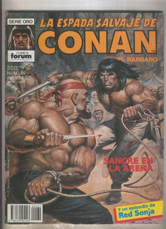 La Espada Salvaje de Conan primera edicion numero 089 (numerado 1 en trasera)