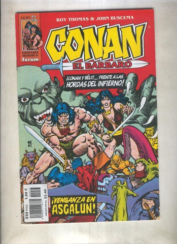 Conan el Barbaro segunda edicion numero 73