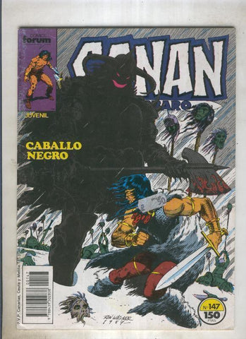 Conan el Barbaro primera edicion numero 147 (numerado 6 en trasera)