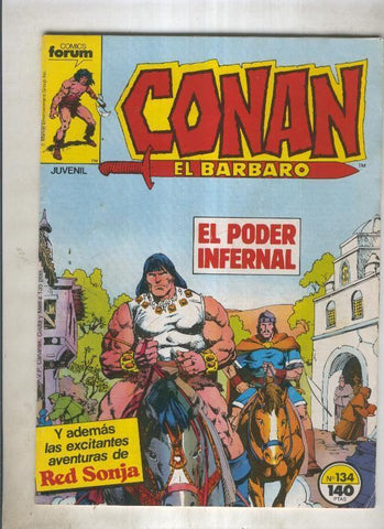 Conan el Barbaro primera edicion numero 134 (numerado 1 en trasera)