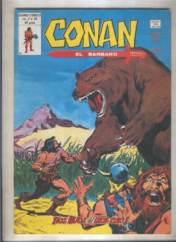 Conan el Barbaro volumen 2 numero 38 (numerado 2 en trasera)