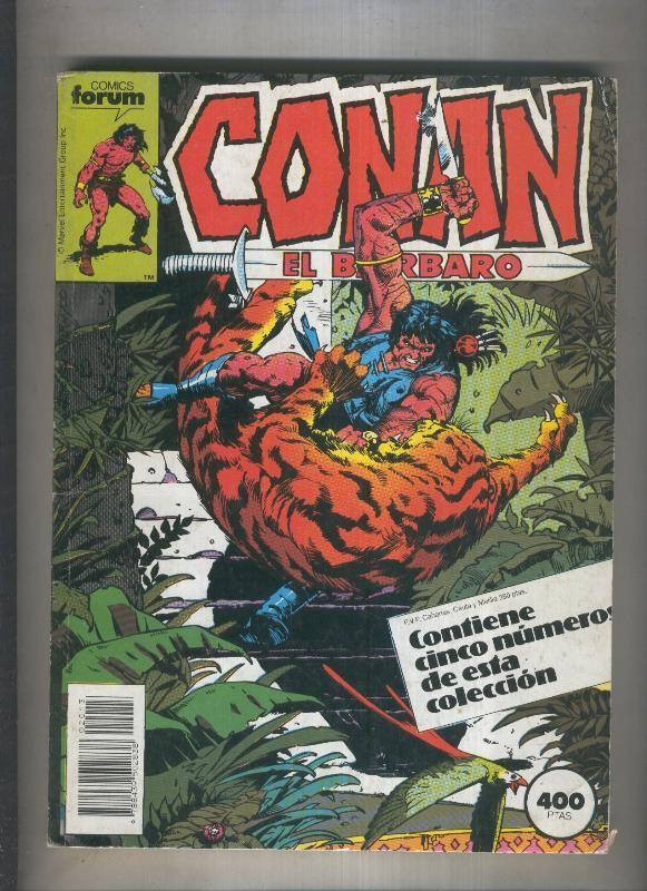 Conan el Barbaro volumen 1, primera edicion retapado numero 151 al 155 (numerado 1 en trasera)