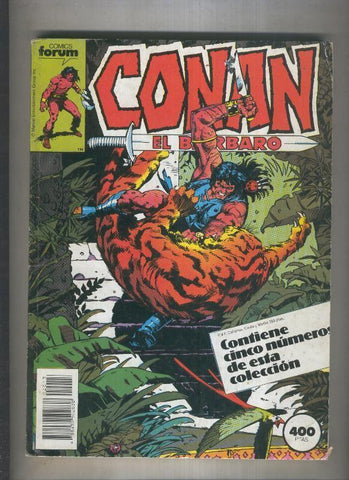 Conan el Barbaro volumen 1, primera edicion retapado numero 151 al 155 (numerado 1 en trasera)